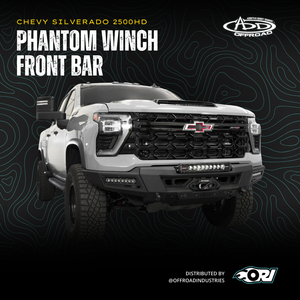 Addoffroad 2024+ Chevy Silverado 2500/3500 Phantom Winch Front Bar