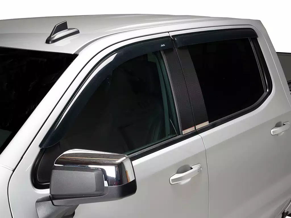 Silverado deals window visors