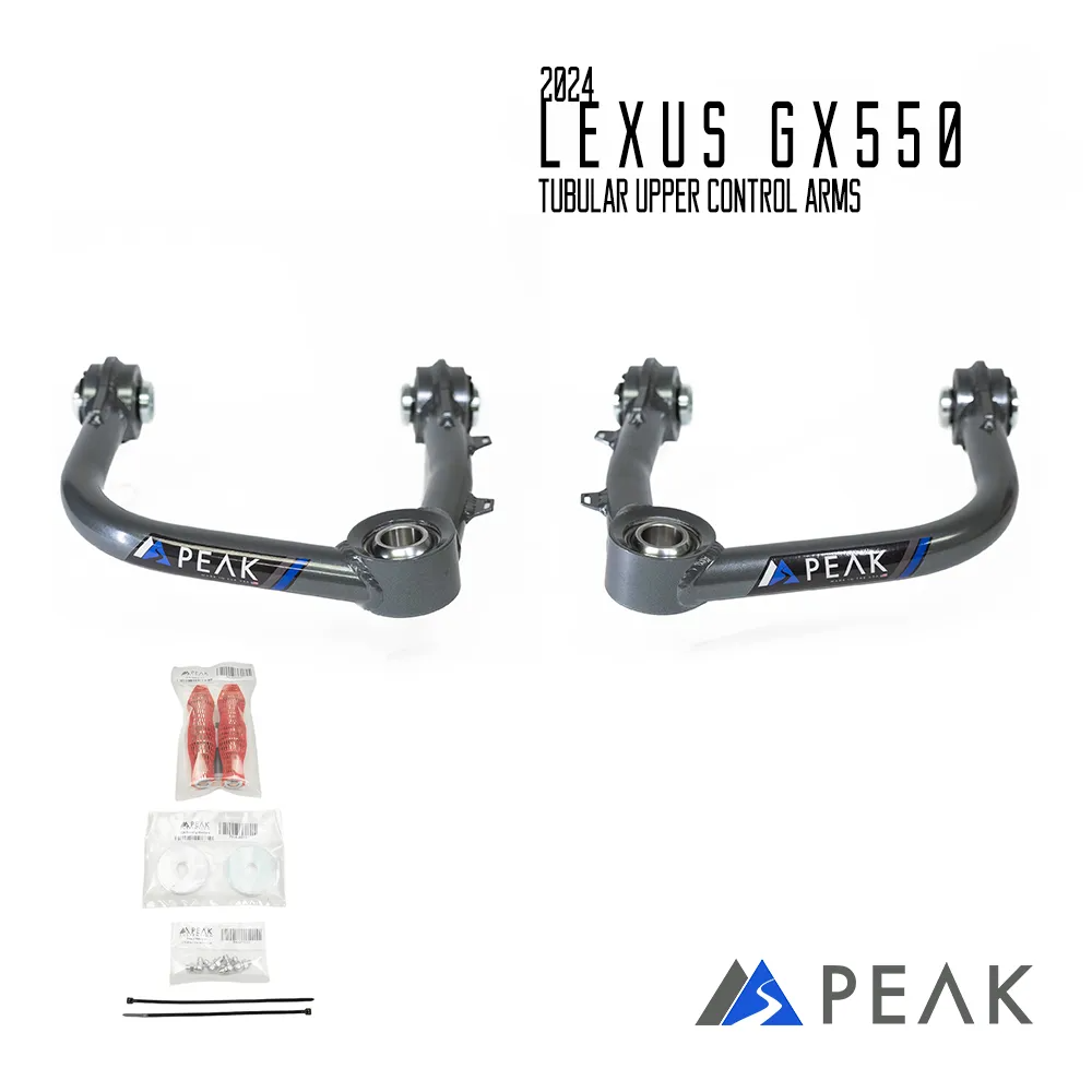 Peak Tubular Upper Control Arms – 2024+ Lexus GX550