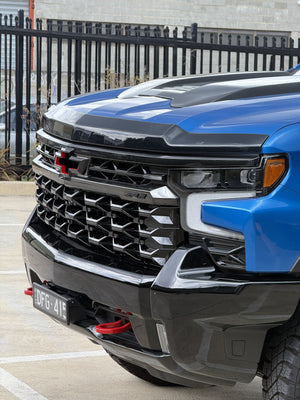 AVS Chevrolet Silverado ZR2 Bonnet Protector Smoke