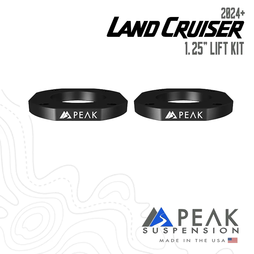 Peak 2024+ Toyota Landcruiser LC250 1.25″ Lift Kit