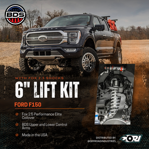 BDS - 6 Inch Lift Kit | FOX 2.5 Performance Elite Coil-Over | Ford F150 (21-25)