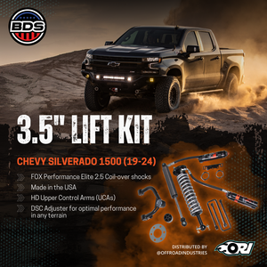 BDS 3.5 Inch Lift Kit | FOX Performance Elite Coil-Over | Chevy Silverado 1500 (19-24)